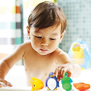 Ocean Friends Bath Toy and Storage Set